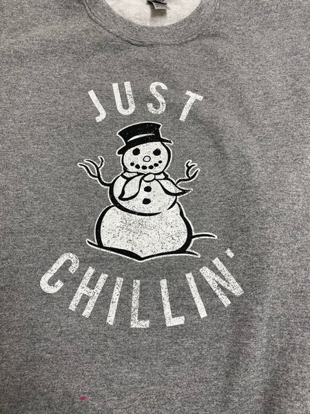 Just Chillin’ Sweatshirt Gray